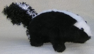 Handcrafted skunk